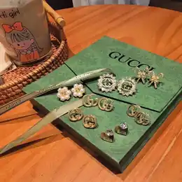 Gucci GG Supreme earrings